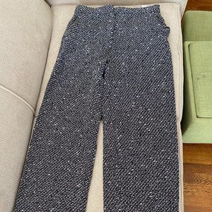 Zara Black and White Trousers. Size Large